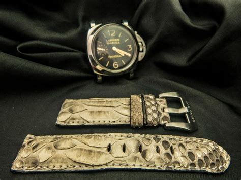 panerai python strap|best aftermarket Panerai straps.